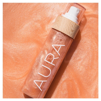 Cocosolis Huile Sublimatrice Parfumée Choco 110 ml + Aura Spray Peptide Brillance 100 ml