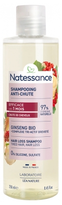 Natessance Shampoing Anti-Chute Ginseng & Complexe Tri-Actif 250 ml