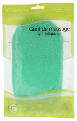 Estipharm Gant d/Massage Synthétique Unis - Couleur : Vert