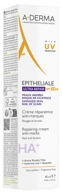 A-DERMA Epitheliale A.H Ultra Repair Crème Anti-Marques Réparatrice SPF50+ 40 ml
