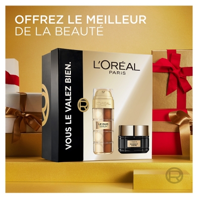 L'Oréal Paris Age Perfect Le Duo Sérum Anti-Âge 30 ml + Midnight Crème Régénérante Nuit Peaux Matures 50 ml
