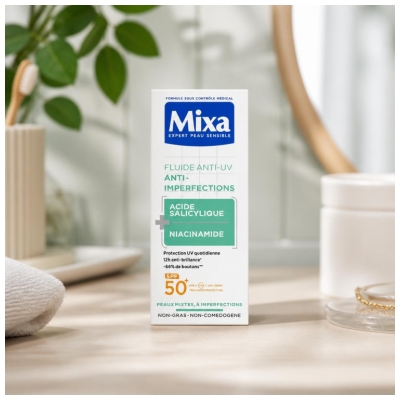 Mixa Fluide Anti-Imperfections Anti-UV SPF50+ 40 ml