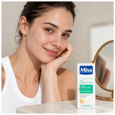 Mixa Fluide Anti-Imperfections Anti-UV SPF50+ 40 ml