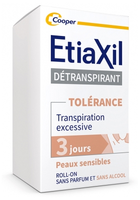 Etiaxil Détranspirant Confort+ Aisselles Peaux Sensibles Transpiration Forte Roll-On 15 ml