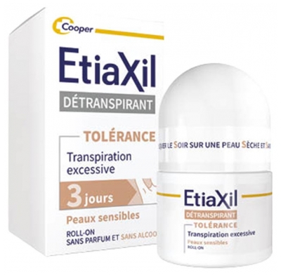 Etiaxil Détranspirant Confort+ Aisselles Peaux Sensibles Transpiration Forte Roll-On 15 ml