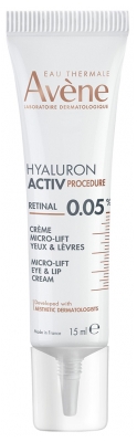 Avène Hyaluron Activ Procédure Crème Micro-Lift Retinal Yeux & Lèvres 15 ml