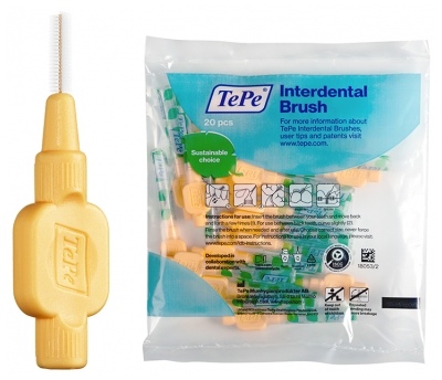 TePe Interdental Brush 20 Brossettes Interdentaires Extra-Souples