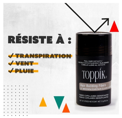 Toppik Fibres Densifiantes Capillaires 12 g - Teinte : Châtain Clair