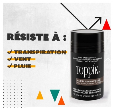Toppik Fibres Densifiantes Capillaires 12 g - Teinte : Châtain Foncé