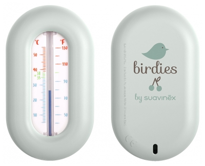 Suavinex Birdies Thermomètre de Bain Dès 0 Mois - Couleur : Vert