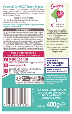 Guigoz Expert Diagoz 0-12 Mois 400 g