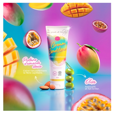 Les Secrets de Loly Cream Conditioner Après-Shampoing Bio 250 ml