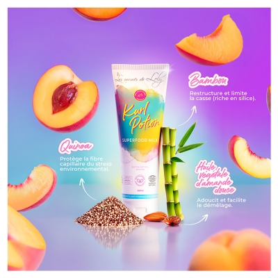 Les Secrets de Loly Kurl Potion Lait Superfood Bio 250 ml