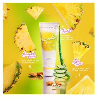 Les Secrets de Loly Smoothie Ananas Lait Capillaire 250 ml