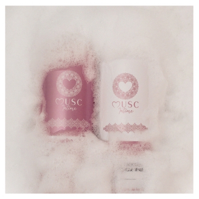 Musc Intime Déo Douche Parfumé Musc Blanc l'Irrésistible 3en1 200 ml