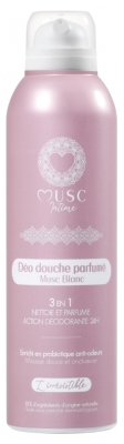 Musc Intime Déo Douche Parfumé Musc Blanc l'Irrésistible 3en1 200 ml