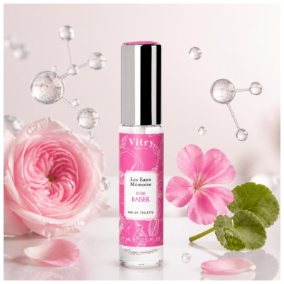 Vitry Les Eaux Mémoire Rose Baiser Eau de Toilette 15 ml