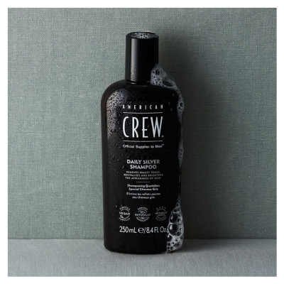 American Crew Daily Silver Shampoing Violet Quotidien 250 ml