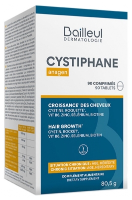 Bailleul Cystiphane Anagen 90 Comprimés