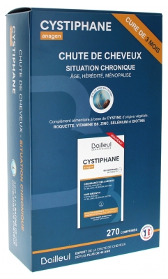 Bailleul Cystiphane Anagen Cure 3 Mois 270 Comprimés
