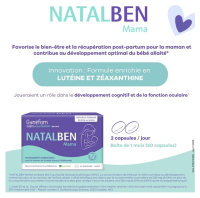 Effik Natalben Mama 2 Mois 60 Capsules