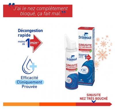 Stérimar Sinusite Nez Très Bouché Dès 6 Ans 50 ml
