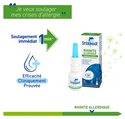 Stérimar Rhinite Allergique Spray Valve Dès 3 Ans 20 ml