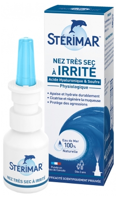 Stérimar Nez Très Sec à Irrité Spray Valve Dès 3 Ans 20 ml