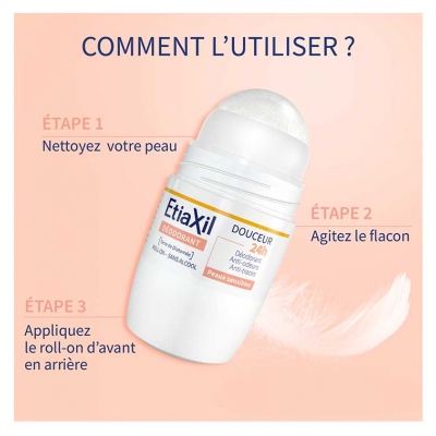 Etiaxil Déodorant Douceur 24 H Roll-On 50 ML