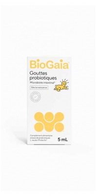 Biogaia ® Probiotiques Gouttes L. Reuteri Protectis® 5 ml . Goût Neutre.
