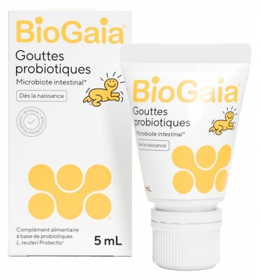 Biogaia ® Probiotiques Gouttes L. Reuteri Protectis® 5 ml . Goût Neutre.