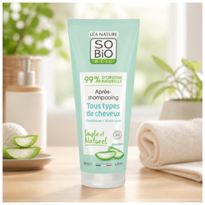 Léa Nature SO BIO étic Après-Shampoing Tous Types de Cheveux Biologique 200 ML