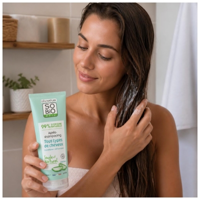 Léa Nature SO BIO étic Après-Shampoing Tous Types de Cheveux Biologique 200 ML