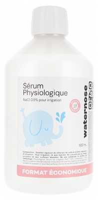 Waternose Sérum Physiologique pour Irrigation 500 ml