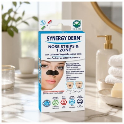 Incarose Synergy Derm Patchs Nez et Zone T au Charbon Végétal 8 Patchs