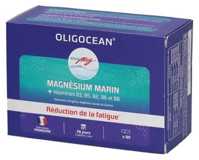 Oligocean Aqua Mag Magnésium d'Origine Marine 80 Gélules