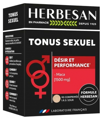 Herbesan MACA+ 1500 mg Complément Alimentaire 90 Comprimés