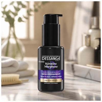Dessange Kératine Morphose Soin Resurfaçant Semi-Permanent pour les Cheveux Abîmés 50 ml