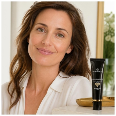 La Provençale Bio la Provençale Lumino-Correct - Crème Rénovatrice de Peau Booster d'Éclat – Biophénols d'Olive Noire - Tous Types de Peaux - 40 ml