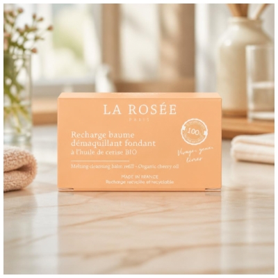 La Rosée Baume Démaquillant Fondant à l'Huile de Cerise Recharge 90 ml