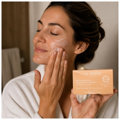 La Rosée Baume Démaquillant Fondant à l'Huile de Cerise Recharge 90 ml