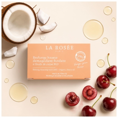 La Rosée Baume Démaquillant Fondant à l'Huile de Cerise Recharge 90 ml