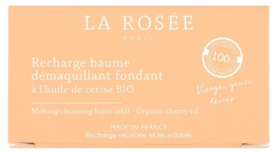 La Rosée Baume Démaquillant Fondant à l'Huile de Cerise Recharge 90 ml