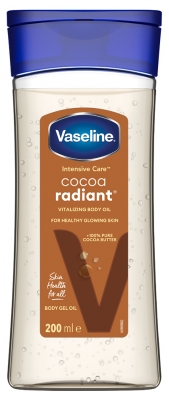 Vaseline Cocoa Radiant Huile Corps Beurre de Cacao 200 ml