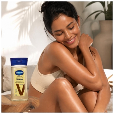 Vaseline Coconut Restore Huile Corps Noix de Coco 200 ml
