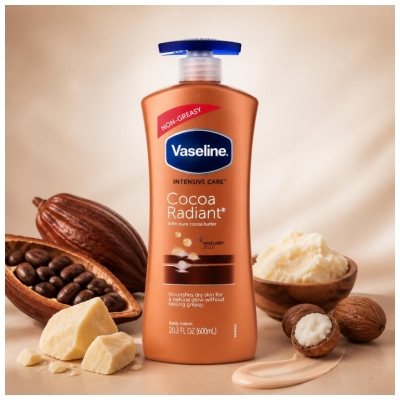 Vaseline Cocoa Crème pour le Corps 600 ml