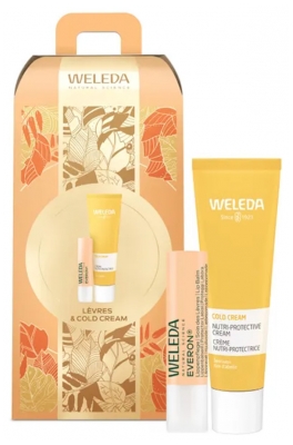 Weleda Cold Cream Visage 30 ml + Everon Stick Lèvres 4,8 g