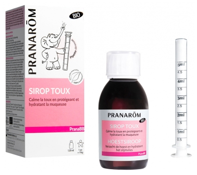 Pranarôm PranaBB Sirop Toux Dès 1 An Bio 120 ml