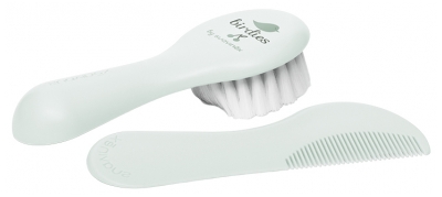 Suavinex Birdies Set Brosse - Peigne Dès 0 Mois - Couleur : Vert