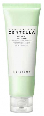 Skin1004 Madagascar Centella Tea Trica BHA Mousse Nettoyante Exfoliante 125 ml
